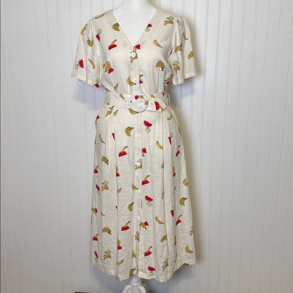 Modcloth Dresses & Skirts - Modcloth fruit Print Midi A-line Dress